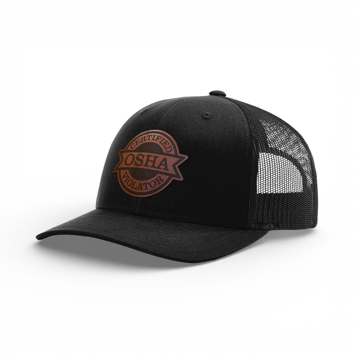 OSHA Violator Leather Patch Hat – Richardson 112