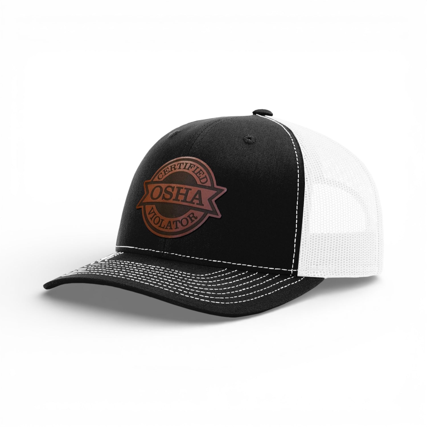 OSHA Violator Leather Patch Hat – Richardson 112