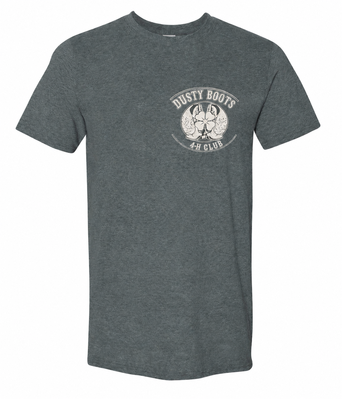 Dusty Boots 4H T-Shirt Pocket Logo and Back Logo 2026