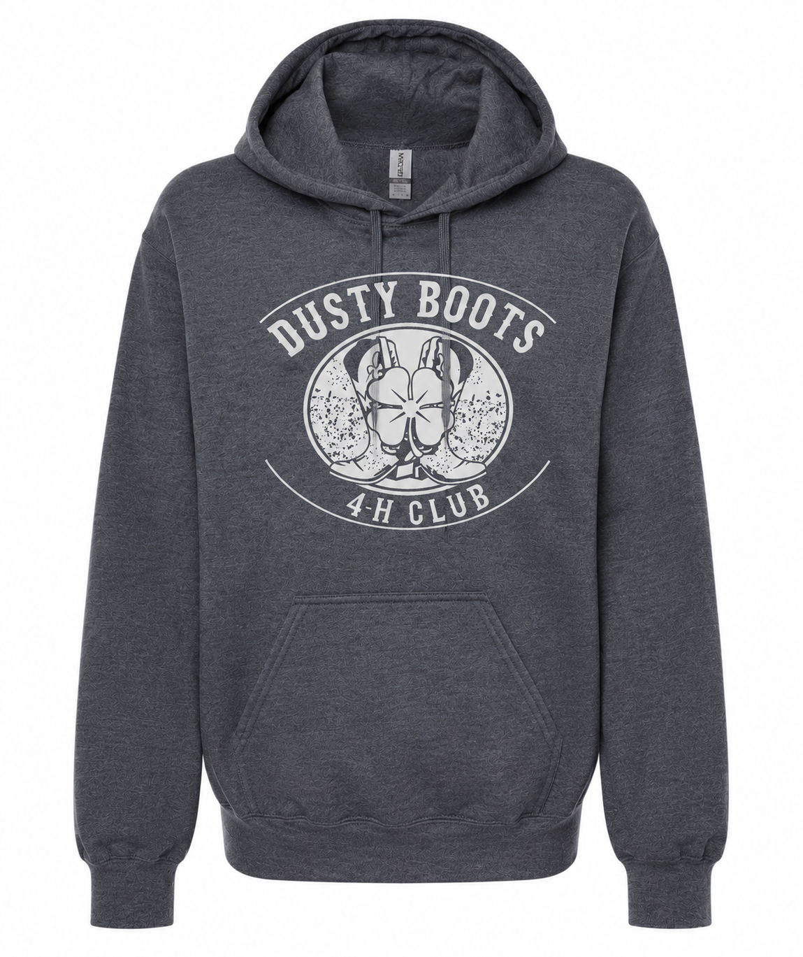 Dusty Boots 4H Hoodie Front and Back Logo 2026