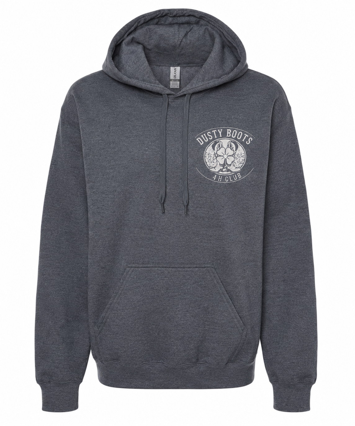 Dusty Boots 4H Hoodie Pocket logo and Back Logo 2026