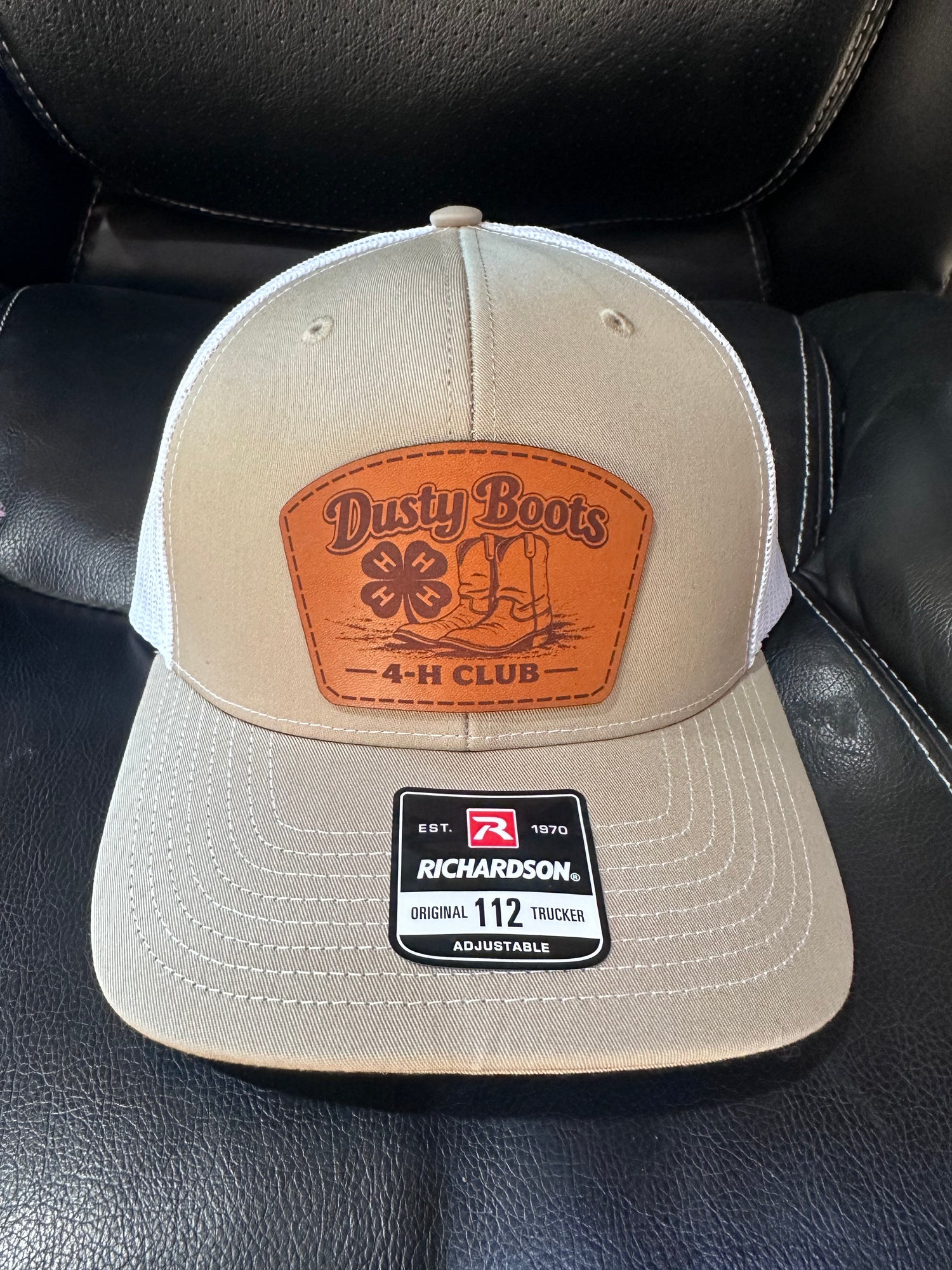 Dusty Boots Leather Patch Hat
