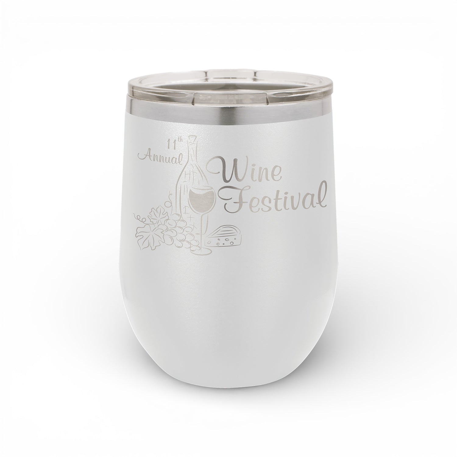 Polar Camel 12oz Insulated Wine Tumbler – Custom Engraved