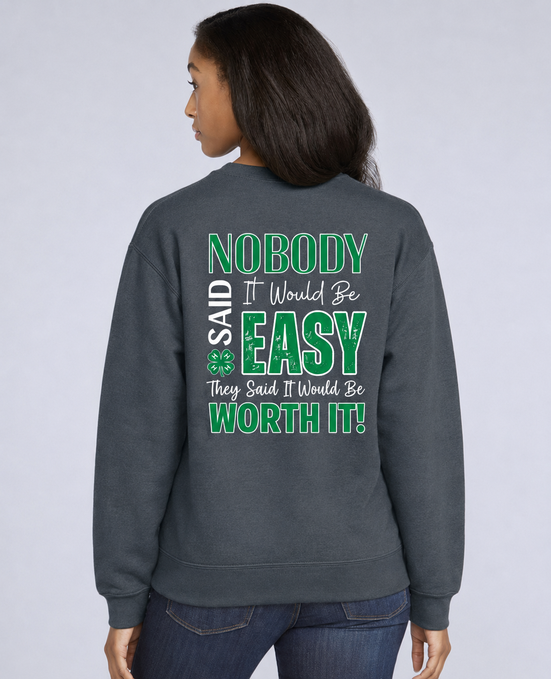 Dusty Boots 4H crewneck Full Front and Back Logo 2026